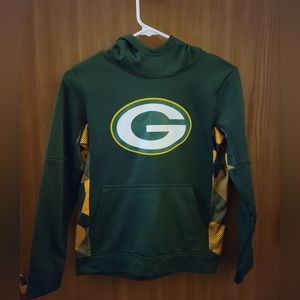 Kids Green Bay Packer Hoodie Size Medium